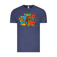 Vintage Denim be kind autism Vintage Tee - LillyAllenDesigns