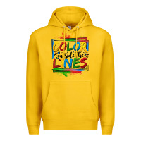 Lemon color outside the lines autism Premium Hoodie - OliviaCreatesArt