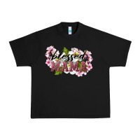 Black Blessed Mama Urban Heavy Tee - LillyAllenDesigns