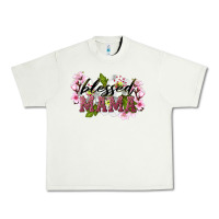 Pistachio Blessed Mama Urban Heavy Tee - LillyAllenDesigns