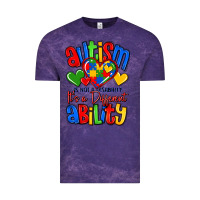 Cloud Purple autism is not a disability it's a different abilit Vintage Tee - LillyAllenDesigns