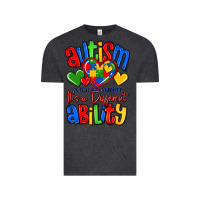 Vintage Black autism is not a disability it's a different abilit Vintage Tee - LillyAllenDesigns