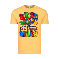 Vintage Mustard autism is not a disability it's a different abilit Vintage Tee - LillyAllenDesigns