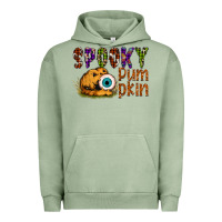 Pigment Oil Green spooky pumpkin Urban Hoodie - SublimationCraftShop