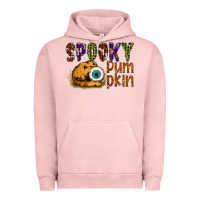 Pigment Salmon spooky pumpkin Urban Hoodie - SublimationCraftShop