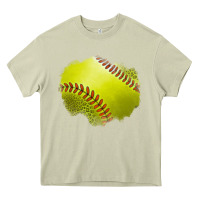 Mossy leopard softball patch Heavy Core Tee - Jasminsmagicworld