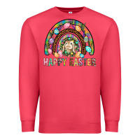 Cardinal Happy Easter Rainbow Premium Sweatshirt - BundleAndBundleShop