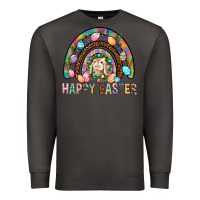 Smoke Happy Easter Rainbow Premium Sweatshirt - BundleAndBundleShop