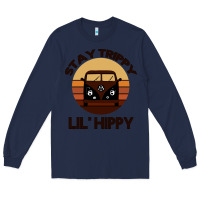 Navy Stay Trippy Lil Hippy Long Sleeve Tee - Bettercallsaul