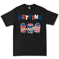 Black getting star spangled hammered Premium Tee - MaliasSmallBusiness