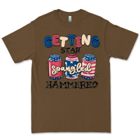 Cacao getting star spangled hammered Premium Tee - MaliasSmallBusiness