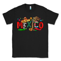 Black colorful mexico collage Classic Tee - LillyAllenDesigns