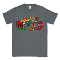 Charcoal Heather colorful mexico collage Classic Tee - LillyAllenDesigns
