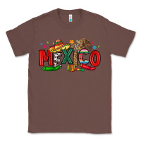 Chestnut colorful mexico collage Classic Tee - LillyAllenDesigns