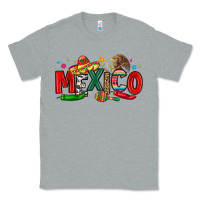 Heather Grey colorful mexico collage Classic Tee - LillyAllenDesigns