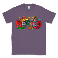 Lavender colorful mexico collage Classic Tee - LillyAllenDesigns