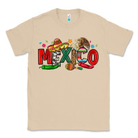Mushroom colorful mexico collage Classic Tee - LillyAllenDesigns