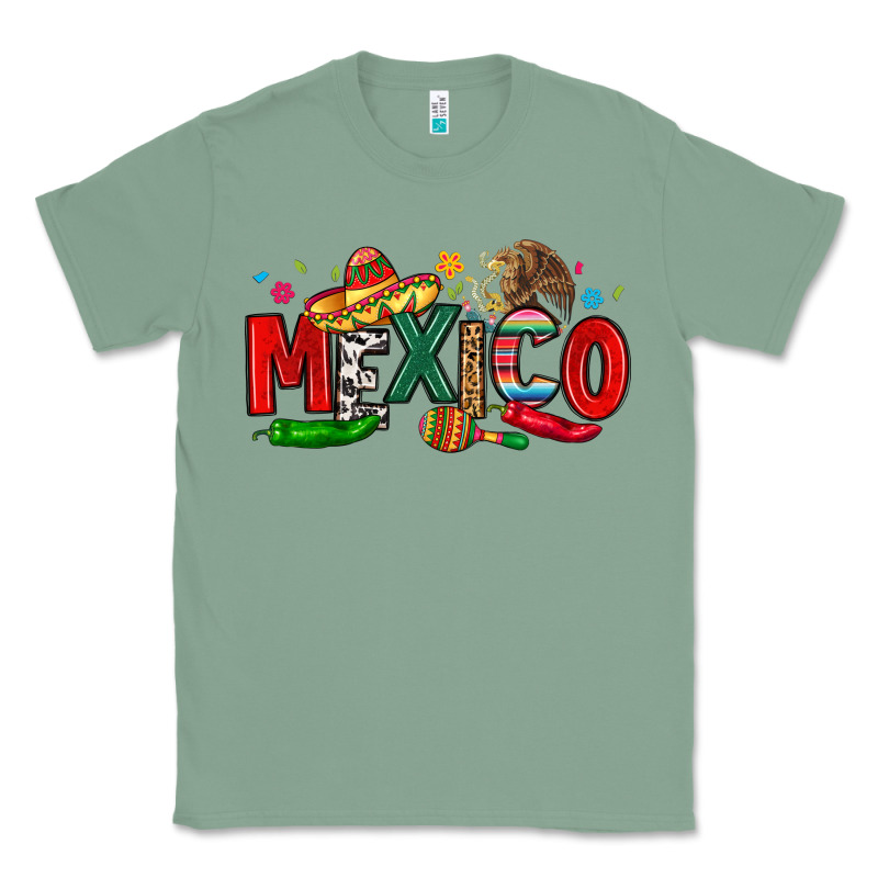 Colorful Mexico Collage Classic Tee by LillyAllenDesigns | Teevron