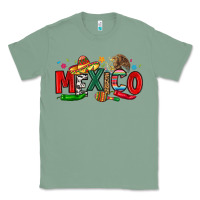 Sage colorful mexico collage Classic Tee - LillyAllenDesigns