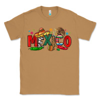 Toasted Coconut colorful mexico collage Classic Tee - LillyAllenDesigns