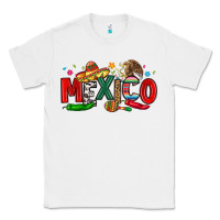 White colorful mexico collage Classic Tee - LillyAllenDesigns