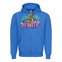 True Royal Egg hunter Easter Day Zipper Hoodie - CowGirlArtShop