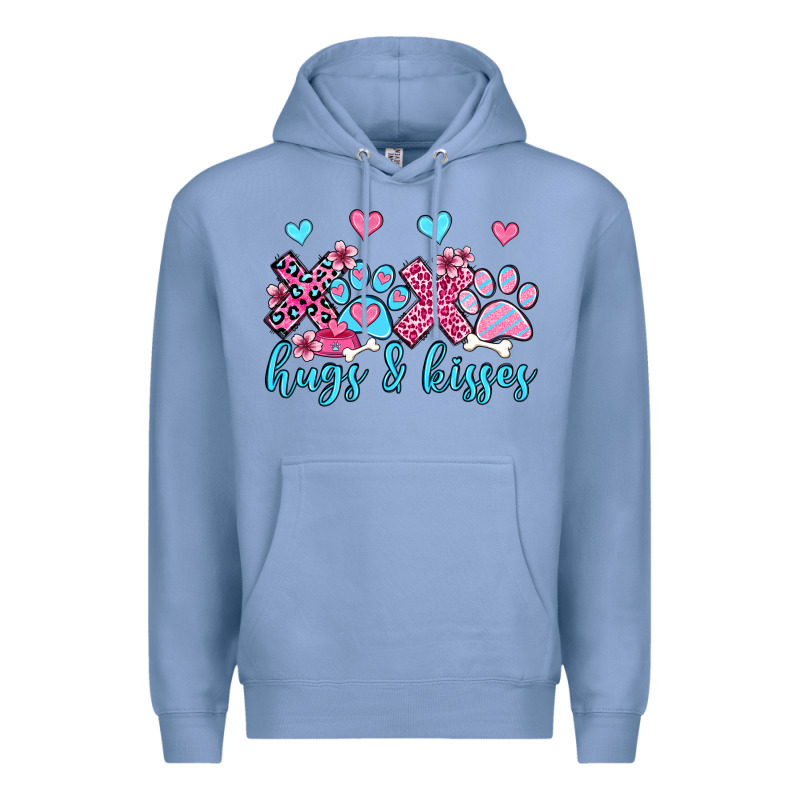 Xoxo Hugs And Kisses Paws Olivia Premium Hoodie by OliviaCreatesArt | Teevron