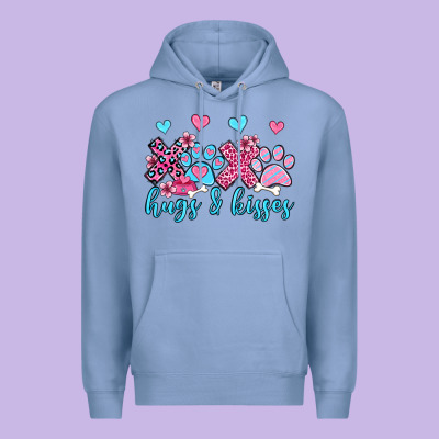 Xoxo Hugs And Kisses Paws Olivia Premium Hoodie Designed By Oliviacreatesart