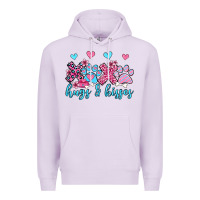 Lilac xoxo hugs and kisses paws olivia Premium Hoodie - OliviaCreatesArt