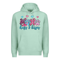 Seafoam xoxo hugs and kisses paws olivia Premium Hoodie - OliviaCreatesArt