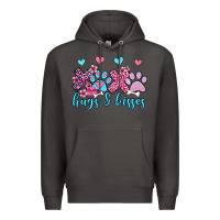 Smoke xoxo hugs and kisses paws olivia Premium Hoodie - OliviaCreatesArt
