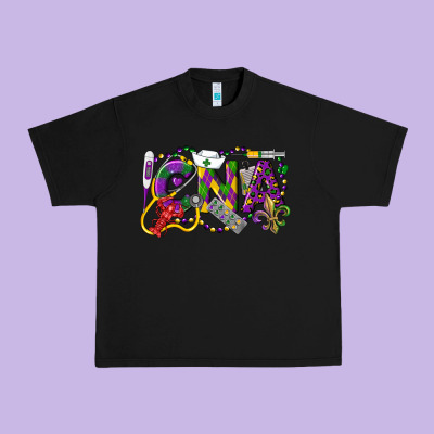 Cna Certified Nursing Assistant Mardi Gras Urban Heavy Tee Designed By Lillyallendesigns
