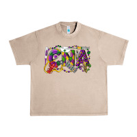 French Oak CNA Certified Nursing Assistant Mardi Gras Urban Heavy Tee - LillyAllenDesigns