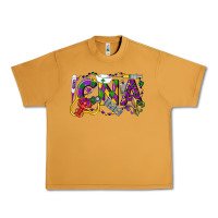 Peanut Butter CNA Certified Nursing Assistant Mardi Gras Urban Heavy Tee - LillyAllenDesigns