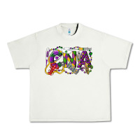 Pistachio CNA Certified Nursing Assistant Mardi Gras Urban Heavy Tee - LillyAllenDesigns