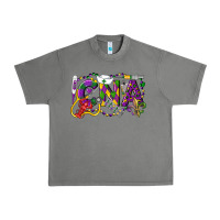 Tornado CNA Certified Nursing Assistant Mardi Gras Urban Heavy Tee - LillyAllenDesigns