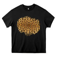 Black leopard patch Heavy Core Tee - Jasminsmagicworld