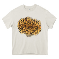 Cream leopard patch Heavy Core Tee - Jasminsmagicworld