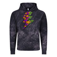 Cloud Black halloween lightning bolt Vintage Hoodie - BundleAndBundleShop