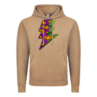 Vintage Coffee halloween lightning bolt Vintage Hoodie - BundleAndBundleShop