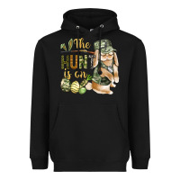 Black The Hunt Is On Heavyweight Hoodie - BundleAndBundleShop