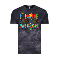 Cloud Black i love someone with autism Vintage Tee - LillyAllenDesigns
