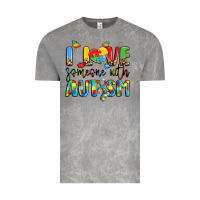 Cloud Rock i love someone with autism Vintage Tee - LillyAllenDesigns