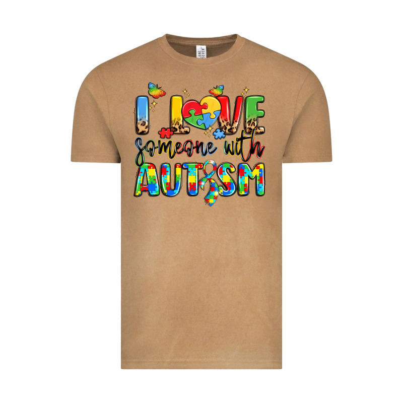 I Love Someone With Autism Vintage Tee by LillyAllenDesigns | Teevron