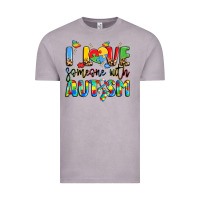 Vintage Zinc i love someone with autism Vintage Tee - LillyAllenDesigns