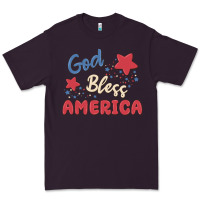 Plum god bless america Premium Tee - MaliasSmallBusiness