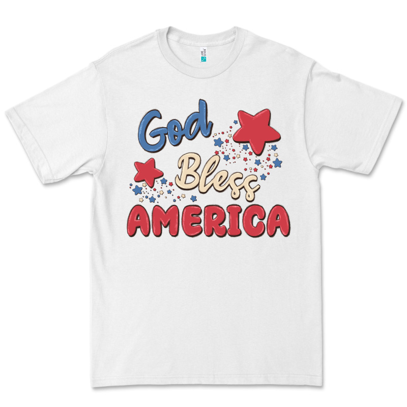 God Bless America Premium Tee by MaliasSmallBusiness | Teevron