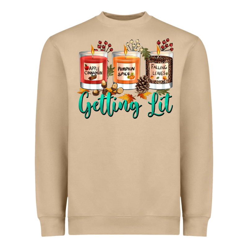 Candles With Fall Getting Lit Heavyweight Sweatshirt by texasbilliewilder | Teevron