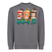 Storm Candles with Fall Getting Lit Heavyweight Sweatshirt - texasbilliewilder