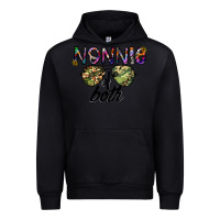 Black nonnie of both Urban Hoodie - CowhideDigitalArt